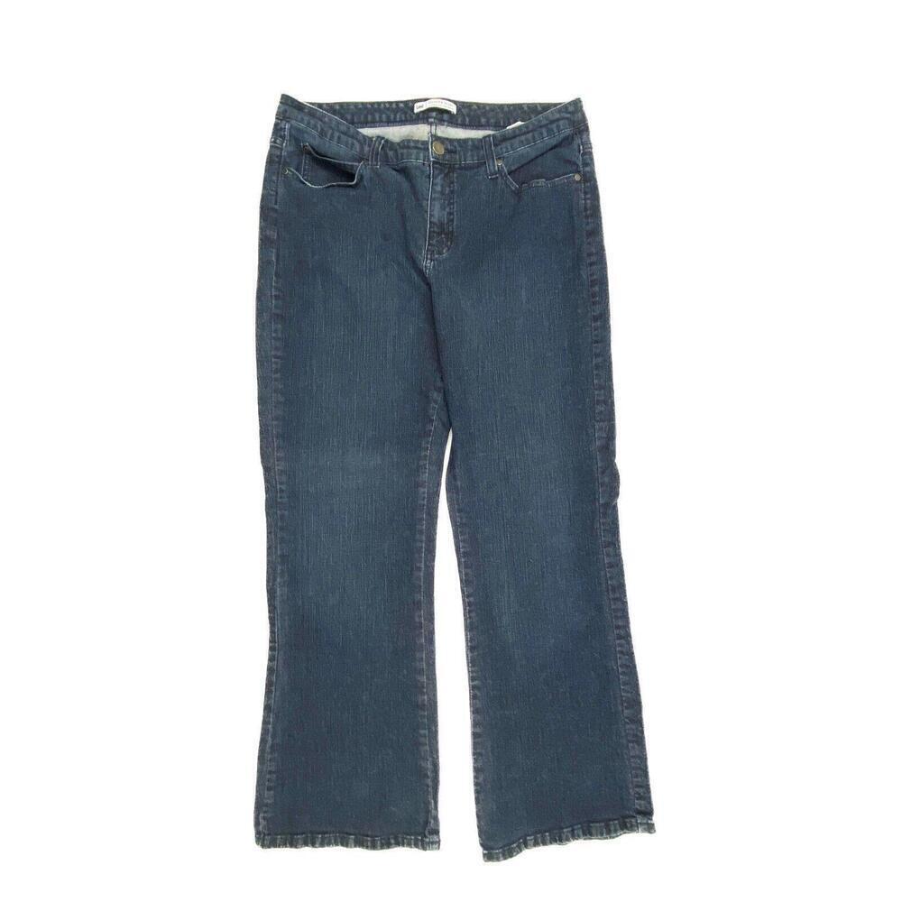 Lee Slender Secret Lower on the Waist Women's size 16P Dark Blue Denim jeans